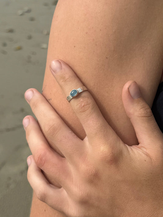 Aquamarine Band - Size 6
