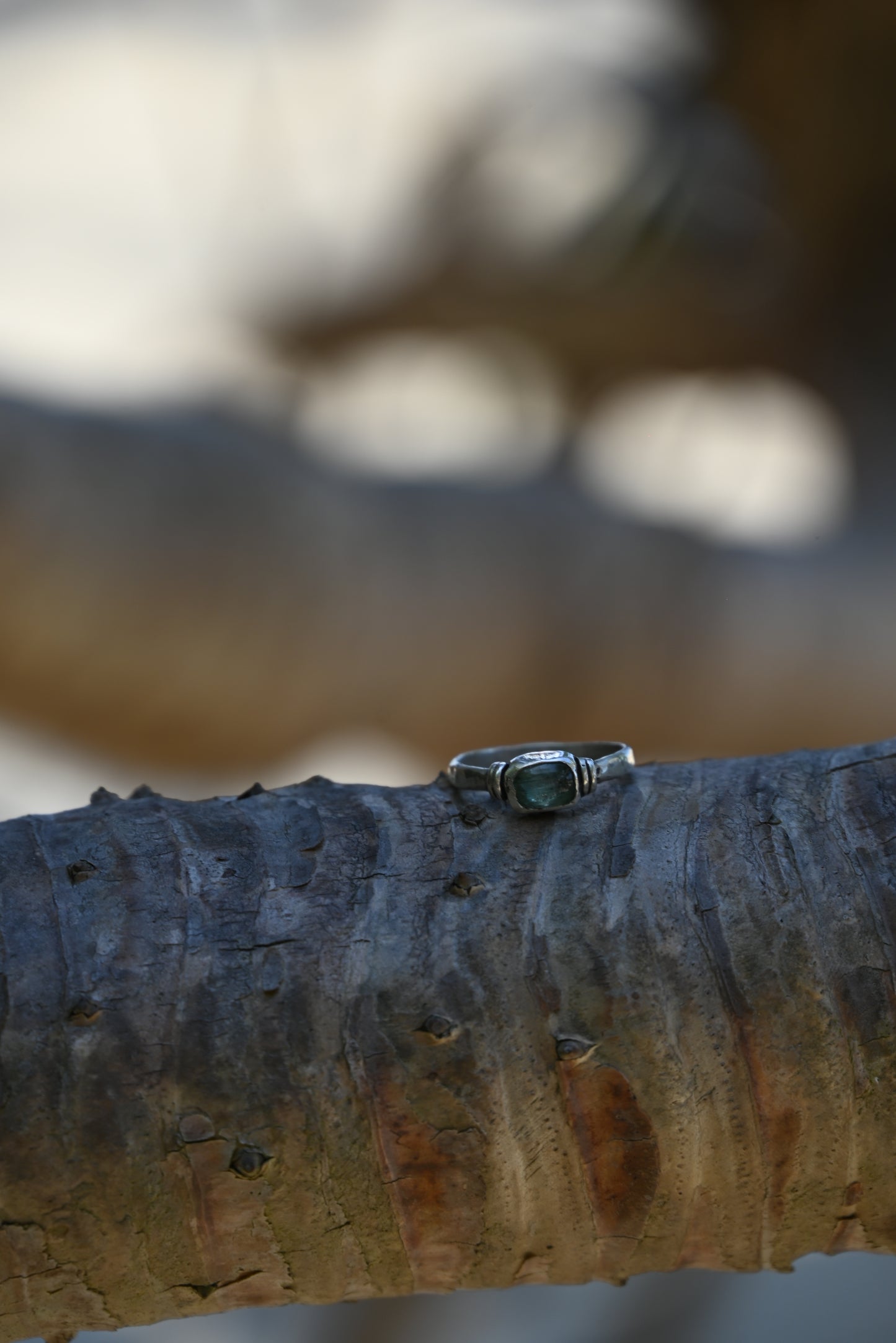 Hammered Kyanite Band