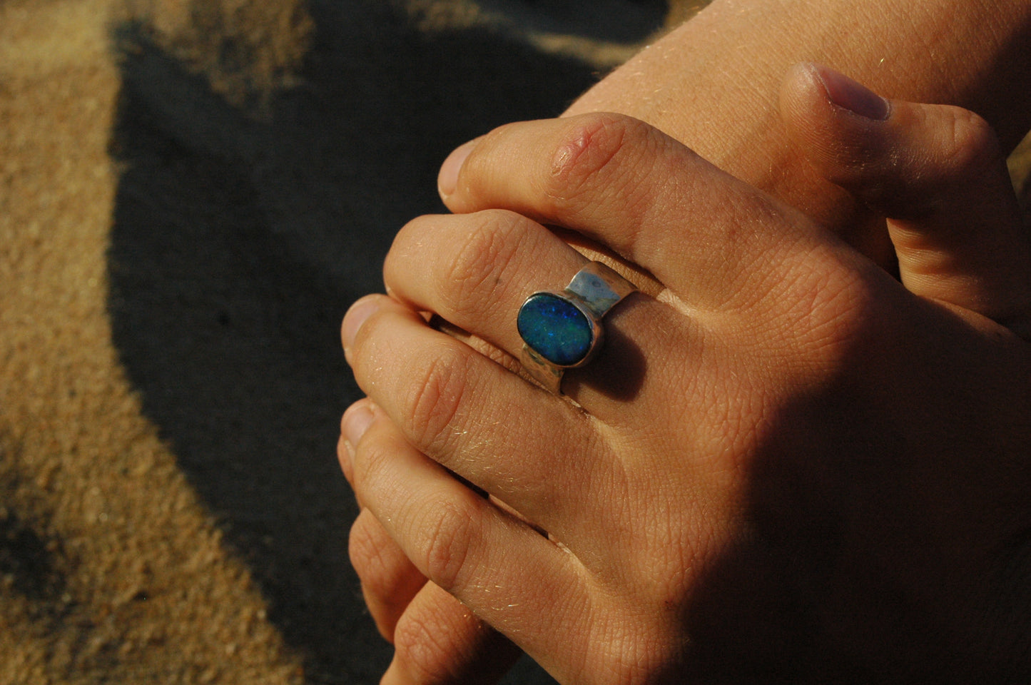 Midnight Opal Ring