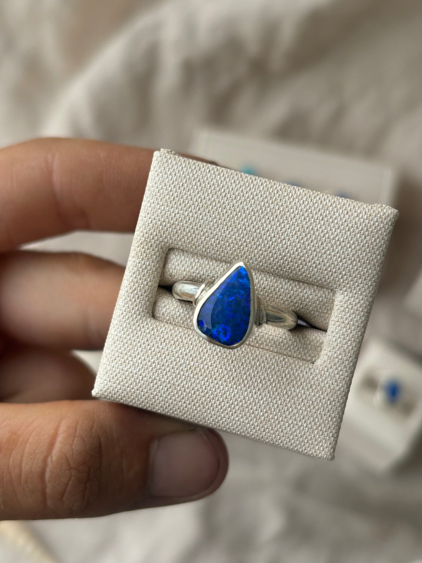 Opal Teardrop - Size O / 7