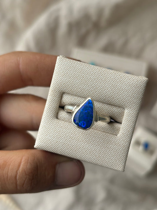 Opal Teardrop - Size O / 7