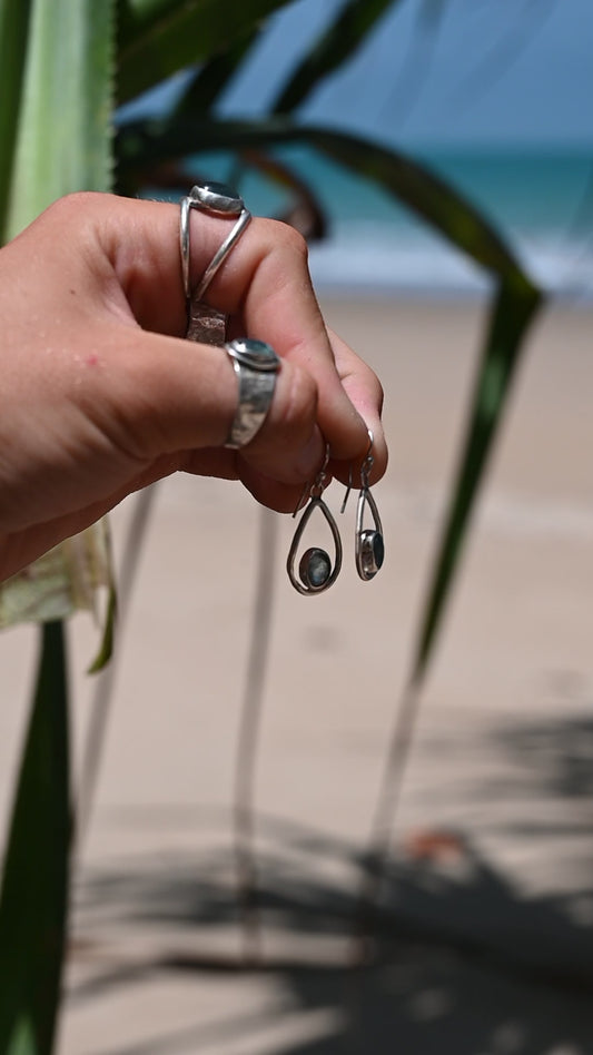 Aquamarine Teardrops